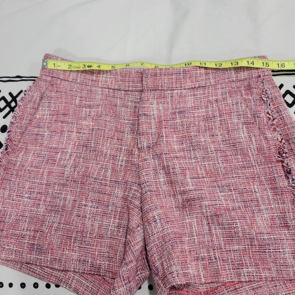 BANANA REPUBLIC Clean Tweed WovenFringe Shorts  Size 2 - Picture 5 of 11